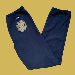 Vintage Notre Dame Reverse Weave Sweatpants